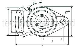 Подшипниковый узел UCFA204 ISB
