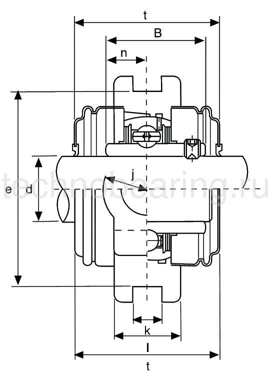 Подшипниковый узел UCT204 TSC