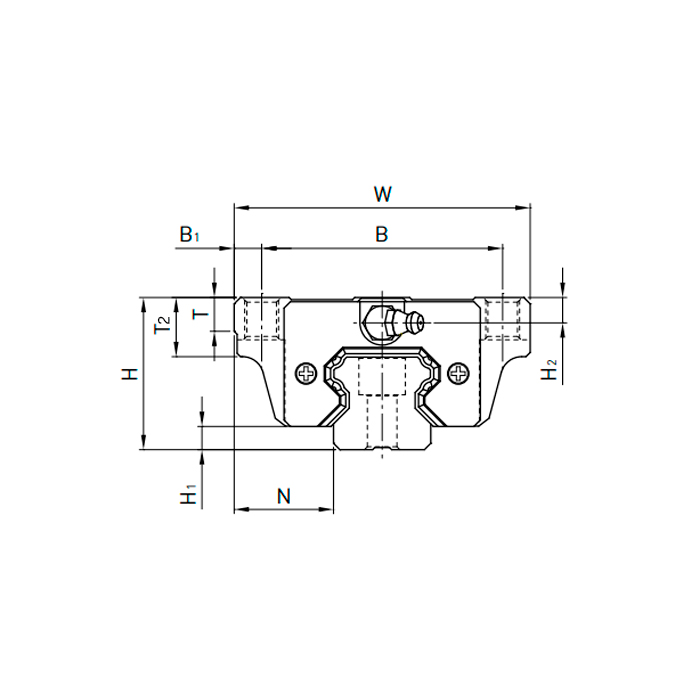 Каретка HGW35HCZAH ISKRA
