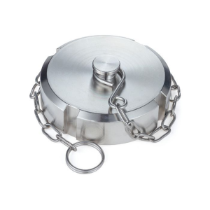 Молочная гайка глухая с цепочкой SMS 1 1/2" нерж. 304 TL1.1/2NBCHS-S TITAN LOCK
