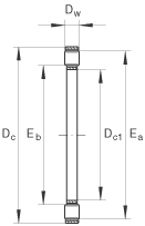 Подшипник K81118 NBS