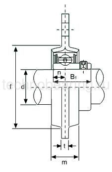 Подшипниковый узел BPFT4-SBSS ISB