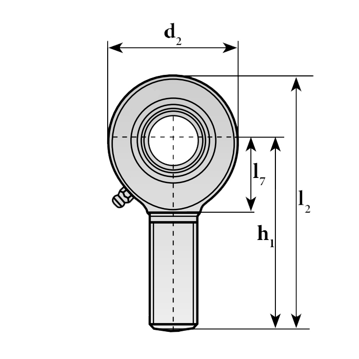 Шарнирный наконечник SA17ES ISKRA