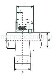 Подшипниковый узел UP000SS ISB