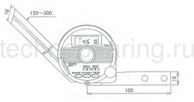 Универсальный цифровой угломер MITUTOYO DIGIMATIC 187-502
