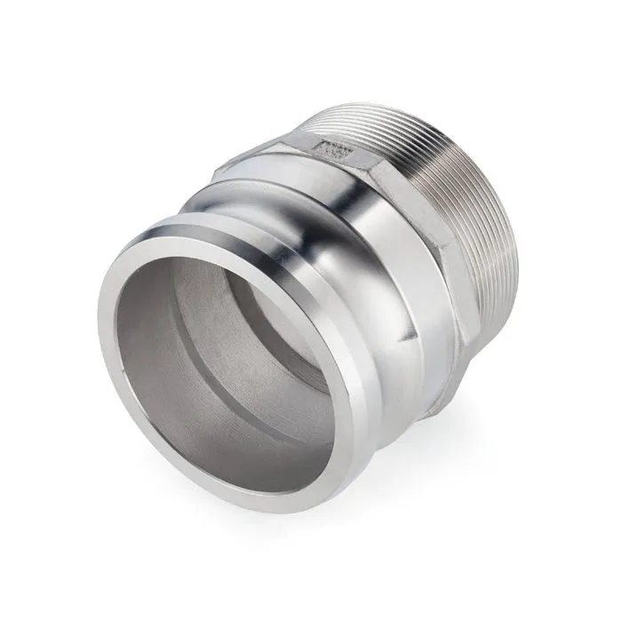 Камлок нержавеющий тип F ниппель, наруж. резьба BSP 5", AISI304, TL500FSS TITAN LOCK