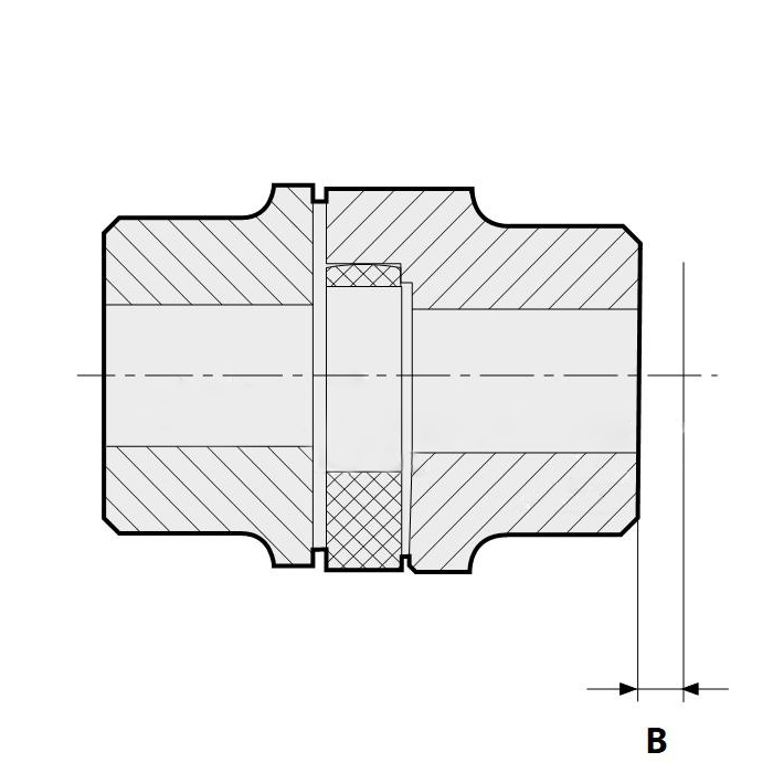 Упругий элемент типа паук желтый EG42055 ISKRA