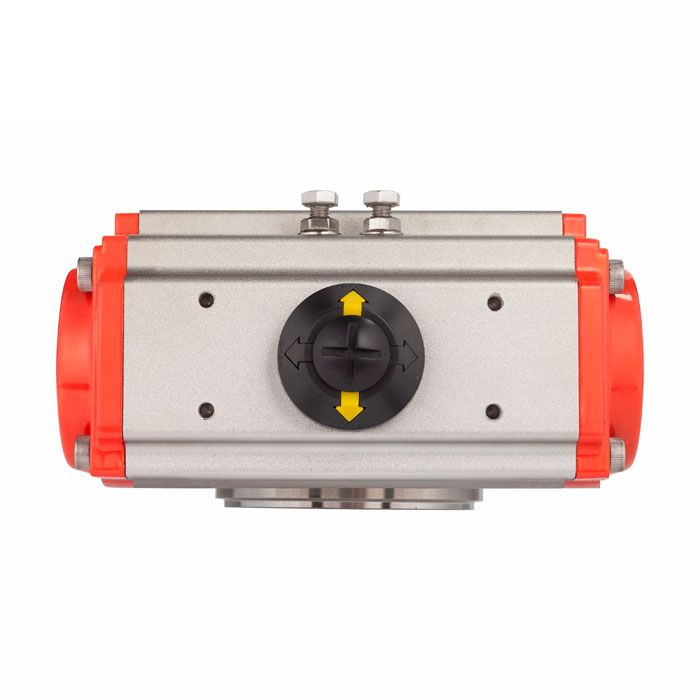 Донный клапан шаровый под приварку с пневмоприводом, нерж.304 DN40, TLBBV40WD-P TITAN LOCK