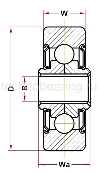 Высокотемпературный подшипник BTC 42 B10 ZZ CPG BECO