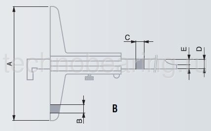 Штангенглубиномер нониусный с фиксированной упорной пластиной и усеченной измерительной поверхностью 0 - 250 мм, 0.02 мм 00510177 Tesa