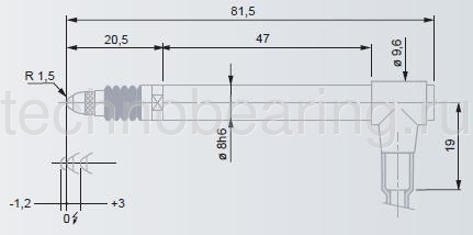 Осевой щуп GT22-I 0.63N 03210924 Tesa