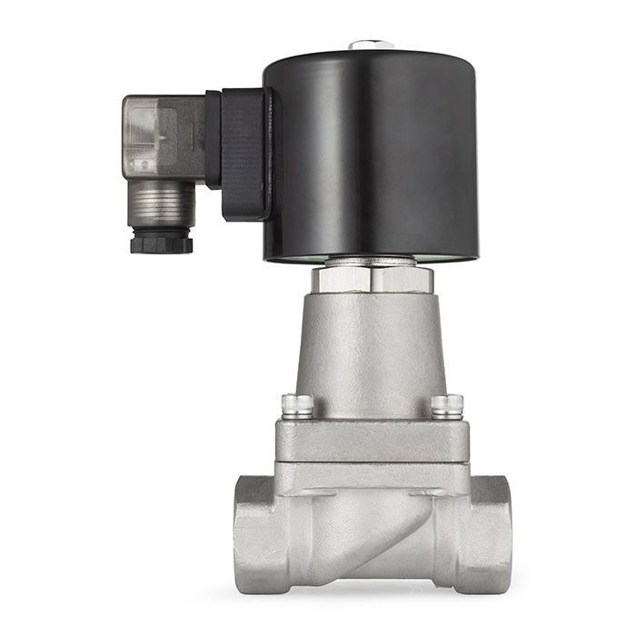 Соленоидный клапан нормально-закрытый, пилотный, 220В, PN16, Нерж.304/PTFE, DN6, TLSCP6/16PT1S TITAN LOCK