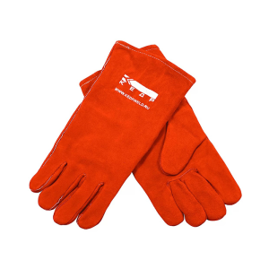 Краги спилковые КС-12 КЕВЛАР, красные КЕДР