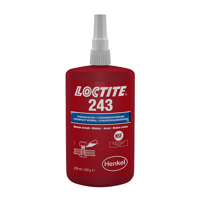 Фиксатор резьбовой средней прочности, 250 мл 243 Loctite