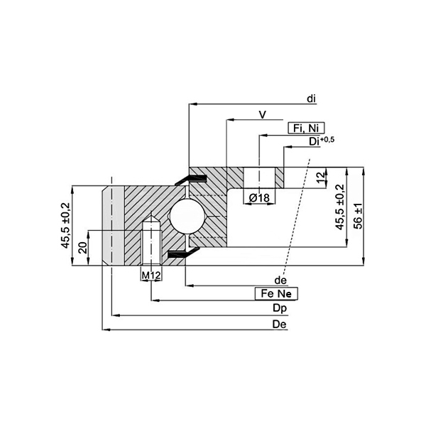 ОПУ фланцевая серия EBL.30.1055.200-1STPN ISKRA