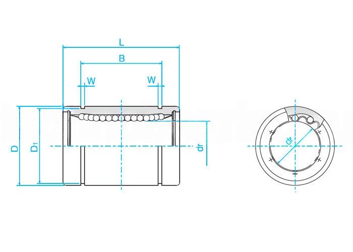 Подшипник LM10UU FLI