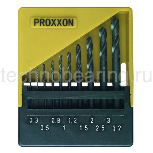 Набор спиральных сверл из быстрорежущей стали, 10  поз. 28874 Proxxon