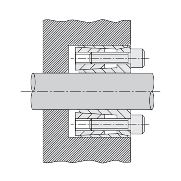 Зажимная втулка KLHH020 (PHF FX120-20x42) ISKRA