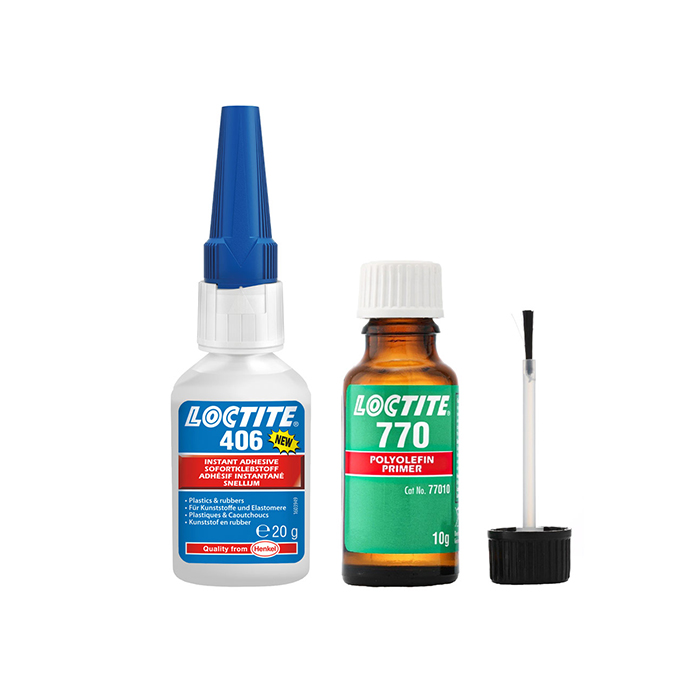Набор клеевой для полиолефинов и жирных пластмасс, 20 г/10 мл, 406/770 Loctite