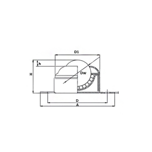 Шариковая опора CY30ACS/CS ISKRA