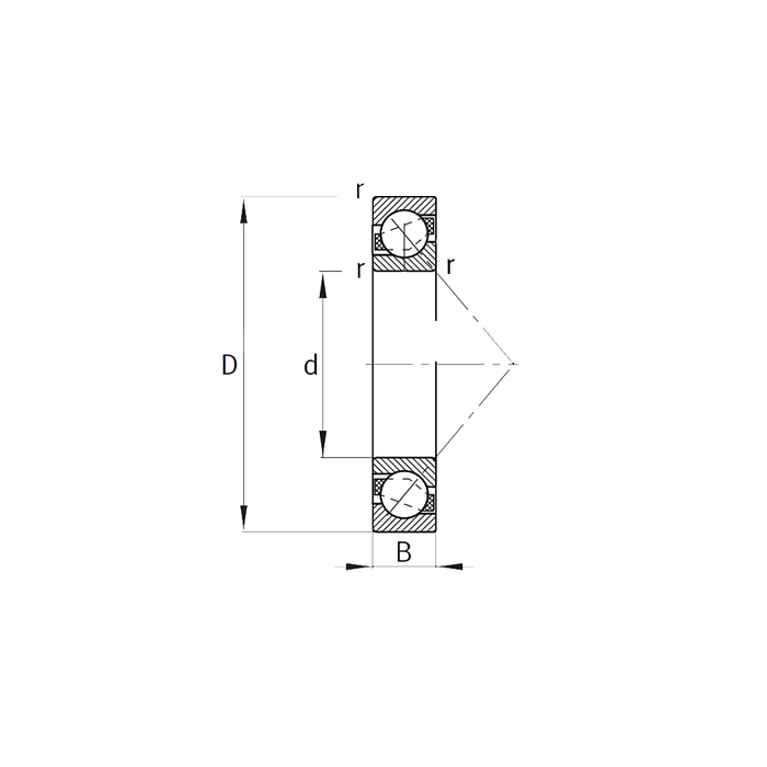 Подшипник 7205-B-TVP-P5-UL FAG