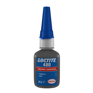 Клей моментальный, упрочнённый, термо/вибростойкий,  черный, 20 г 480 Loctite