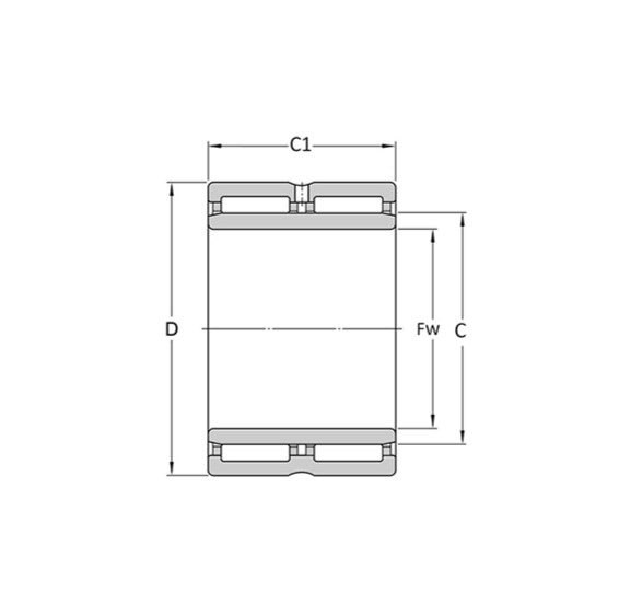 Подшипник NA4909-2RS ISKRA
