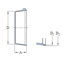 Защитная крышка ECY205 SKF