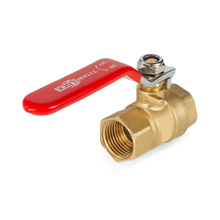 0,5in, шаровый кран, резьба BSP, латунь TL50BVBR TITAN LOCK