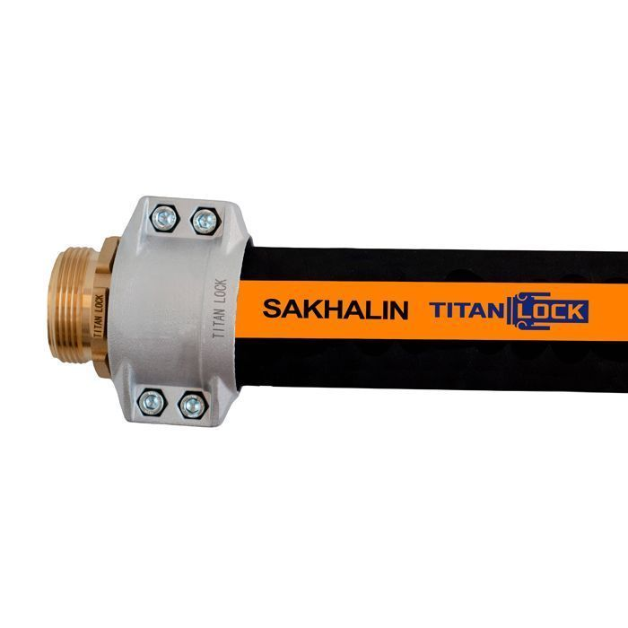 Маслобензостойкий рукав «SAKHALIN», внутр. диам. 102мм, -40C, 20bar, NBR, нап-всас., TL100SH TITAN L