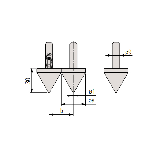 Сменные губки для штангенциркуля 07CZA057 MITUTOYO