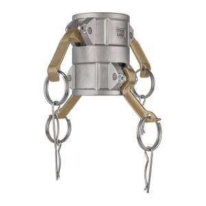 Камлок алюминиевый тип DD (переходник розетка 4" х розетка 4"), TL400DDAL TITAN LOCK