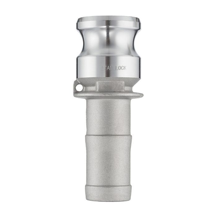 Камлок алюминиевый тип E серия "EcoLine", ниппель с хвостовиком 2 1/2", TL250EAL-EL TITAN LOCK