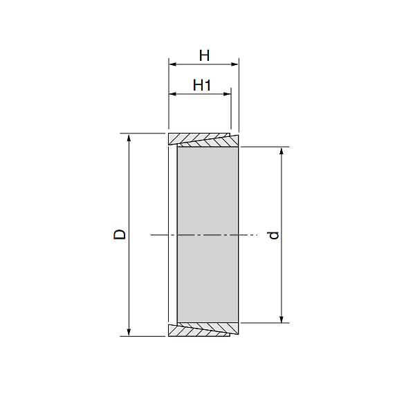Зажимная втулка KLNN035 (PHF FX30-35x40) ISKRA