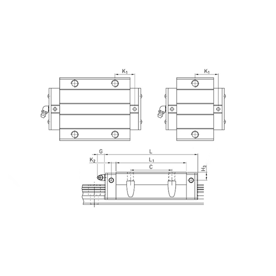 Каретка HCW25CCZAH (HGW25CCZAH) TECHNIX
