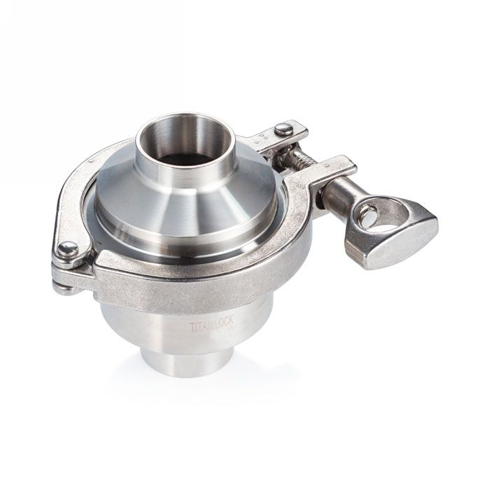 Обратный клапан нержавеющий (AISI304) DN32, типа сварка-сварка TLCV032WDS TITAN LOCK