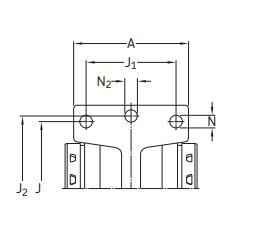 Линейный подшипник в сборе с корпусом LUCR 20 D-2LS SKF