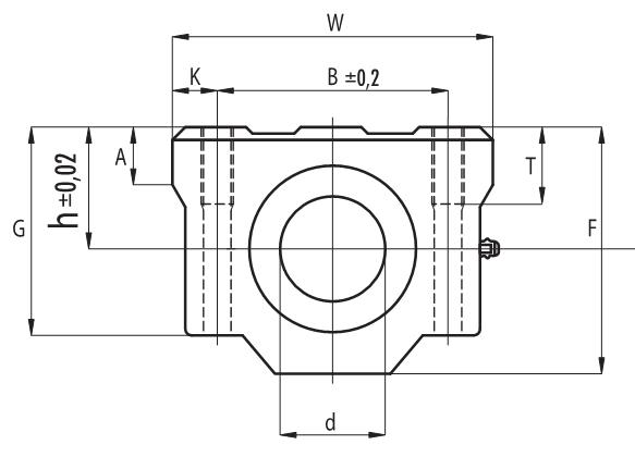 Линейный подшипник в сборе с корпусом SCW10UUAS NBS