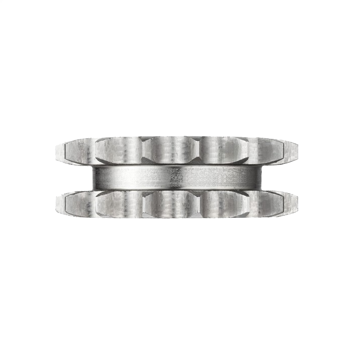 Звездочка двойная для однорядных цепей: 12B-1,Z=16,3/4"x7/16"DS11016(PHS12B-1DSA16) ISKRA