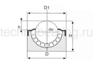 Шариковая опора SP 12 BD ISB