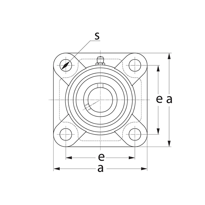 Подшипниковый узел UKF216+H2316 FKD