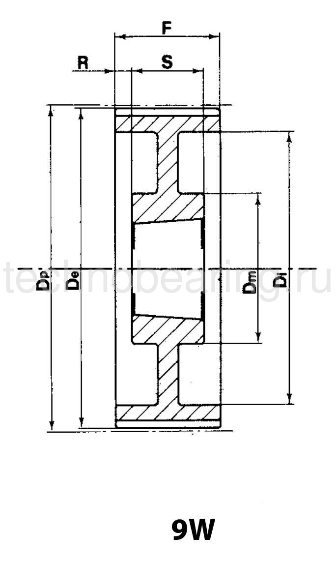 Шкив зубчатый с профилем HTD под втулку тапербуш 112-8M-85 TB (PHP 112-8M-85TB) Sati