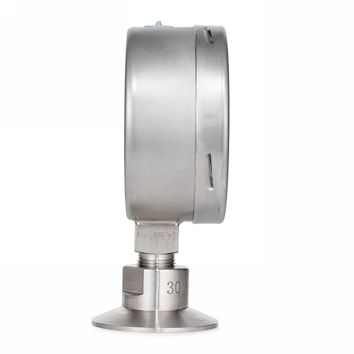 Манометр нержавеющий с мембранным разд.,10/0,2 Бар, Clamp DN40, корп. 100мм, TLSPG40/100CL TITAN LOCK