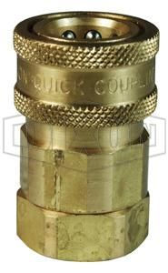 1/2in БРС серия V, розетка, резьба NPT (латунь) 4VF4-B DIXON