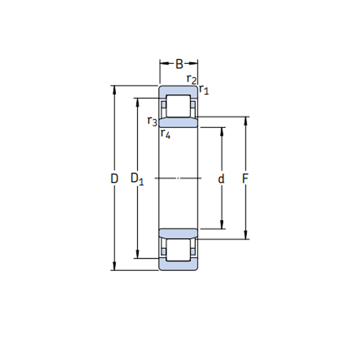 Подшипник NJ2205 ECP/C3 SKF