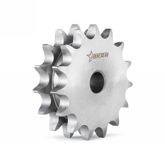 Звездочка двойная для однорядных цепей: 16B-1,Z=14,1"x17,02mmDS12014 ISKRA