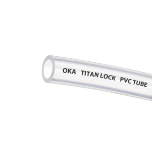 Прозрачная безнапорная ПВХ трубка "OKA", внутр.д. 10 мм., TL010OK TITAN LOCK