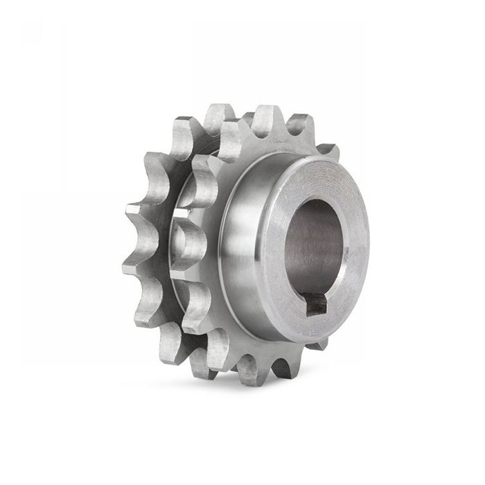 Звездочка со ступицей и готовым отверстием d=25, шпон. паз, для цепи: 06B-2, Z=18 ISKRA