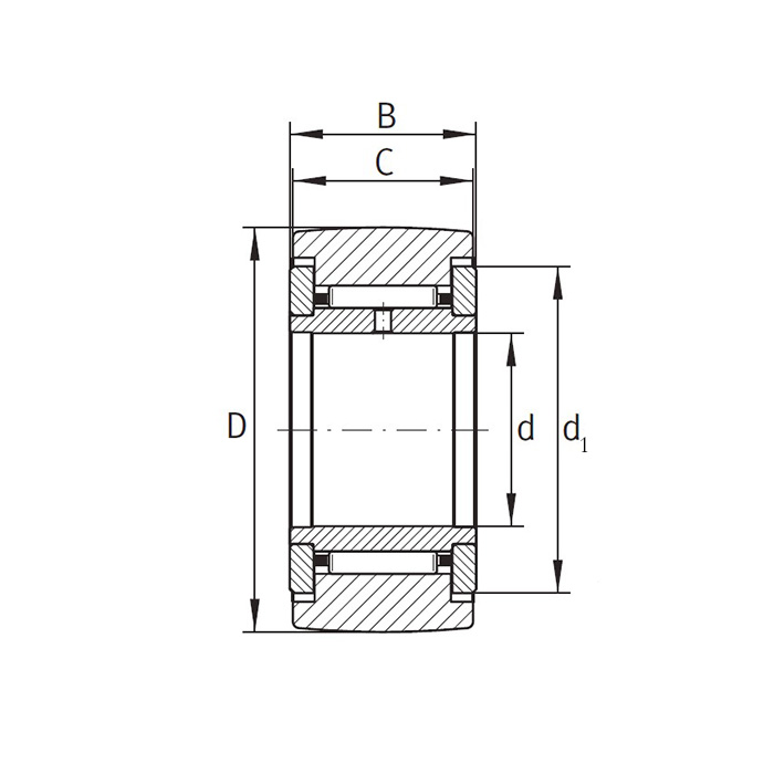 Опорный ролик NATR8 NBS