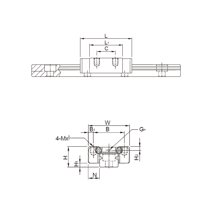 Каретка MGN12CZ0H ISKRA